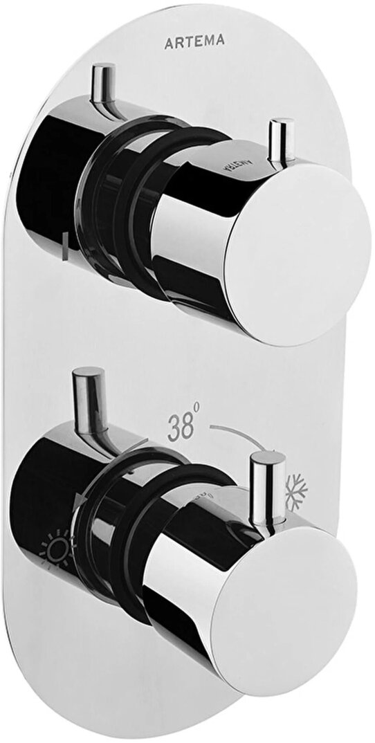 Artema Aquaheat R2 Ankastre Banyo Duş Bataryası (2 Yollu Yönlendirici) A47113 - 1