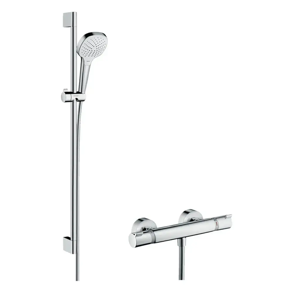 Croma Select E Aplike Duş Sistemi Vario, Ecostat Comfort Termostat Ve 90 Cm Duş Barı İle, 27082400 - 1