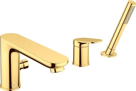 Duravit Wave 3 Delikli Küvet Bataryası, Altın,WA5260000034