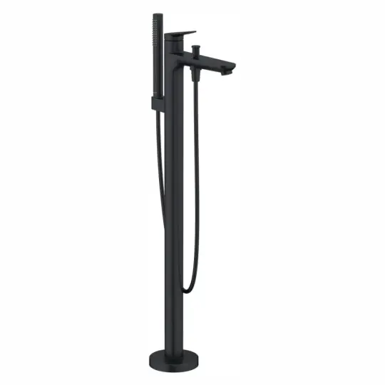 Duravit Wave Yerden Küvet Bataryası, Mat Siyah (Sıva Üstü Grubu),WA5250000046