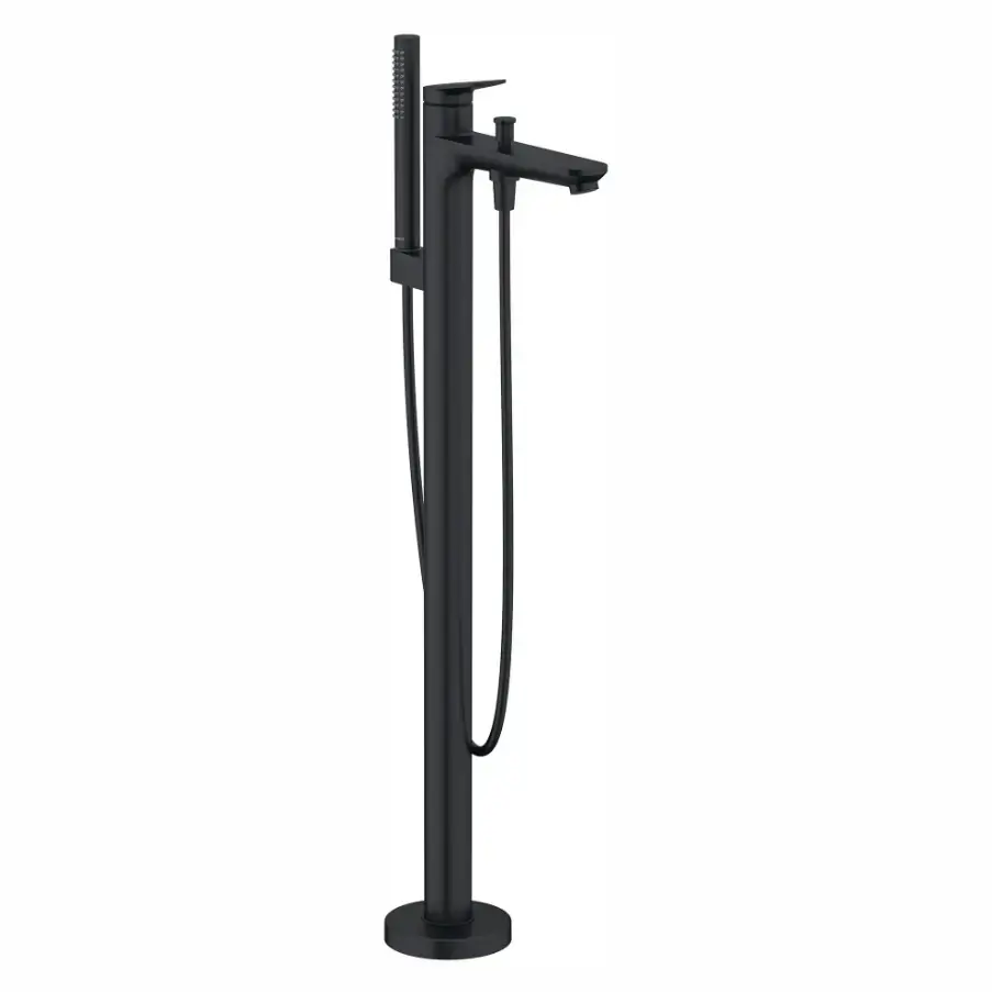 Duravit Wave Yerden Küvet Bataryası, Mat Siyah (Sıva Üstü Grubu),WA5250000046 - 1