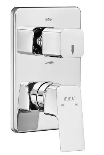 ECA Tiera Ankastre Banyo/Duş Bataryası (Sıva Üstü Grubu), 2 Yollu, 102167205-KDE