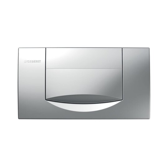 Geberit Alpha01 Kumanda Kapağı Tek Basmalı, Mat Krom, 115.222.46.1