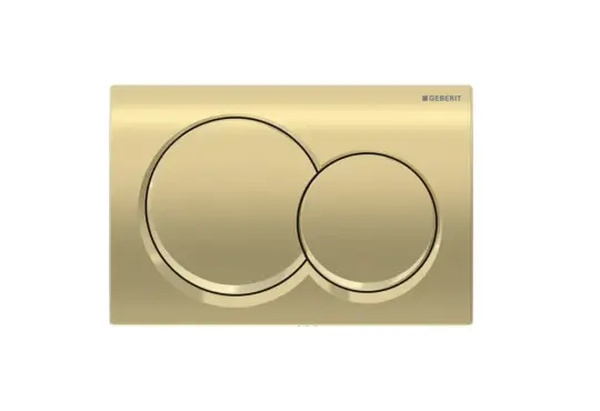 Geberit Alpha01 Kumanda Kapağı Çift Basmalı,Prinç, 115.035QE.1