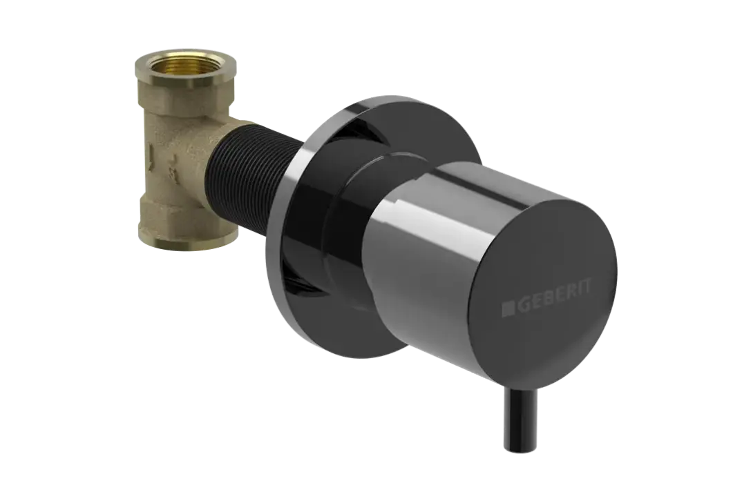 Geberit Ankastre Stop Valf Siyah Krom, 616.004.QC.1 - 1