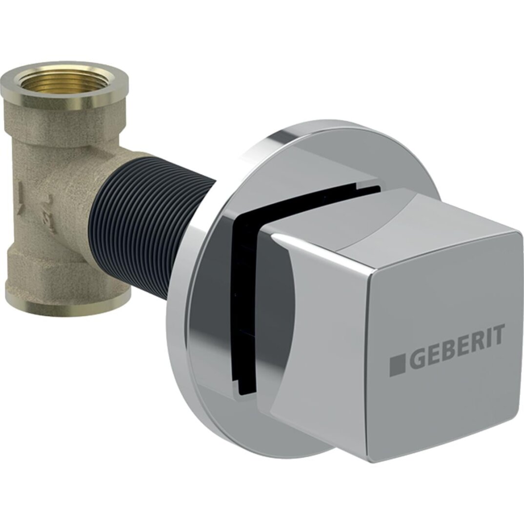 Geberit Kare Stop Valf, Krom, 616.008.21.1 - 1
