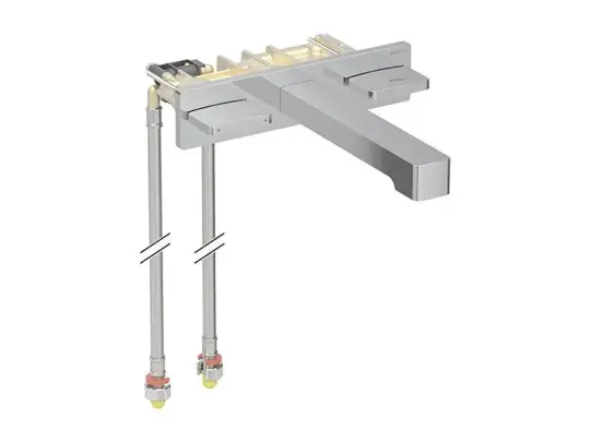 Geberit One Ankastre Lavabo Bataryası Köşeli 18 Cm Krom, 116.463.21.1
