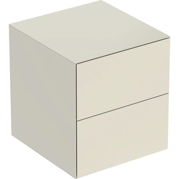 Geberit ONE Çift Çekmeceli Yan Dolap, 45 cm, 505.077.00.3 - 1