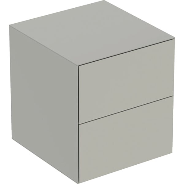 Geberit ONE Çift Çekmeceli Yan Dolap, 45 cm, 505.077.00.7 - 1