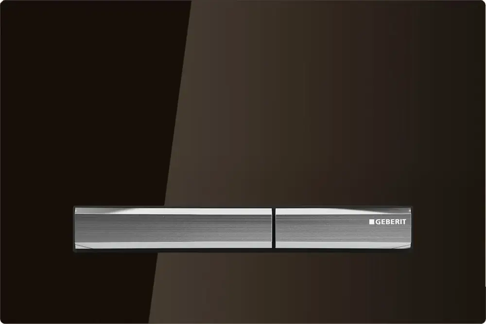 Geberit Sigma50 Kumanda Kapağı, Çift Basmalı, Toprak Cam, 115.788.SQ.2 - 1