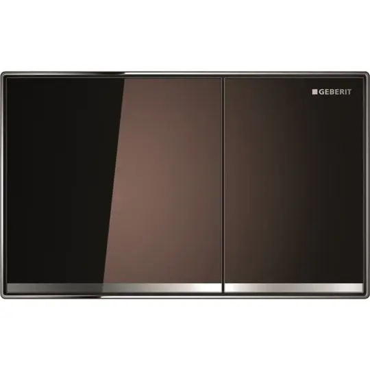 Geberit Sigma60 Kumanda Kapağı, Çift Basmalı, Toprak Cam, 115.640.SQ.1