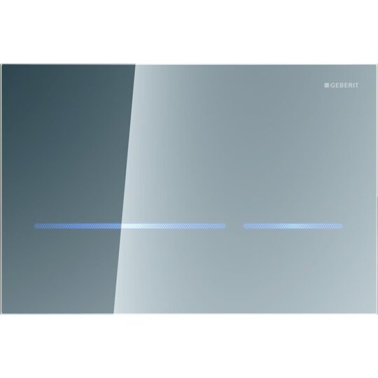 Geberit Sigma80 Fotoselli Kumanda Paneli, Füme Cam, 242.657.SM.6 - 1