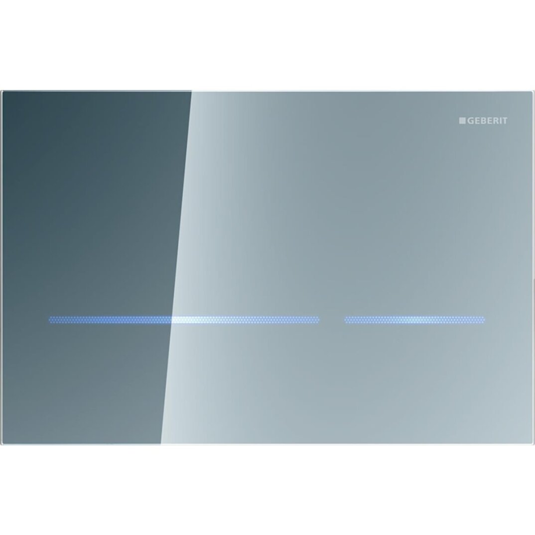 Geberit Sigma80 Fotoselli Kumanda Paneli, Füme Cam, 242.657.SM.6 - 1