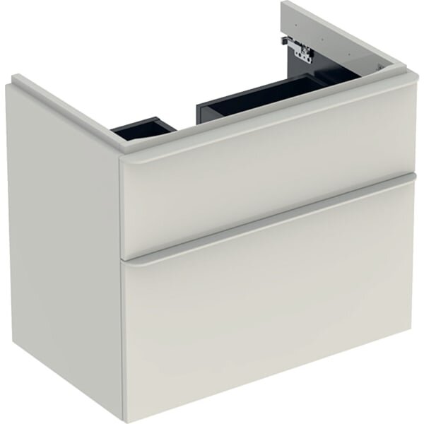 Geberit Smyle Lavabo Dolabı, Çift Çekmeceli, 75 cm, 500.353.JL.1 - 1