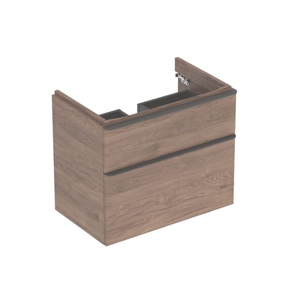 Geberit Smyle Lavabo Dolabı, Çift Çekmeceli, 75 cm, 500.353.JR.1 - 1