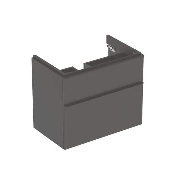 Geberit Smyle Lavabo Dolabı, Çift Çekmeceli, 75 cm, 500.353.JK.1 - 1
