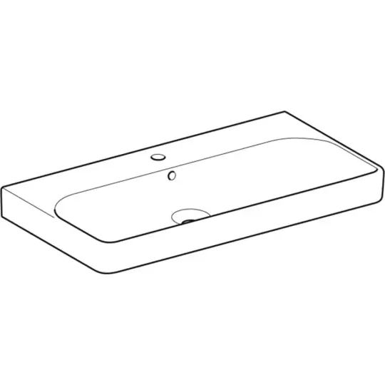 Geberit Smyle Square Lavabo, 500.249.01.1 - 2