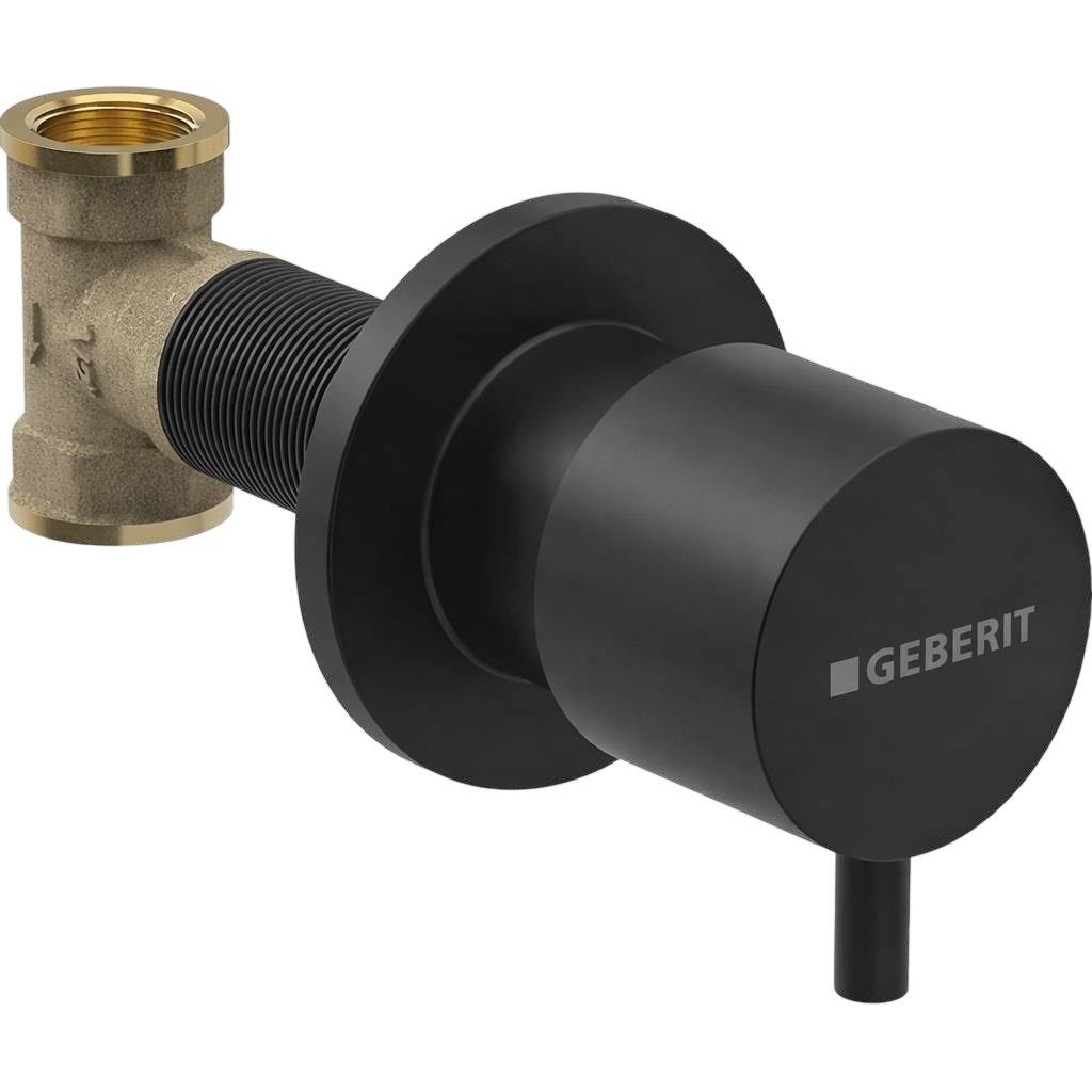 Geberit Stop Valf, Mat Siyah, 616.004.14.1 - 1