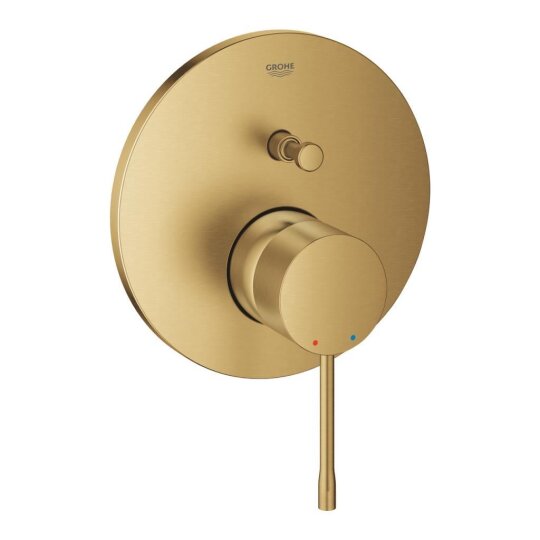 Grohe Essence New Ankastre Banyo/Duş Bataryası (Sıva Üstü Grubu), Fırçalı Altın, 24167GN1