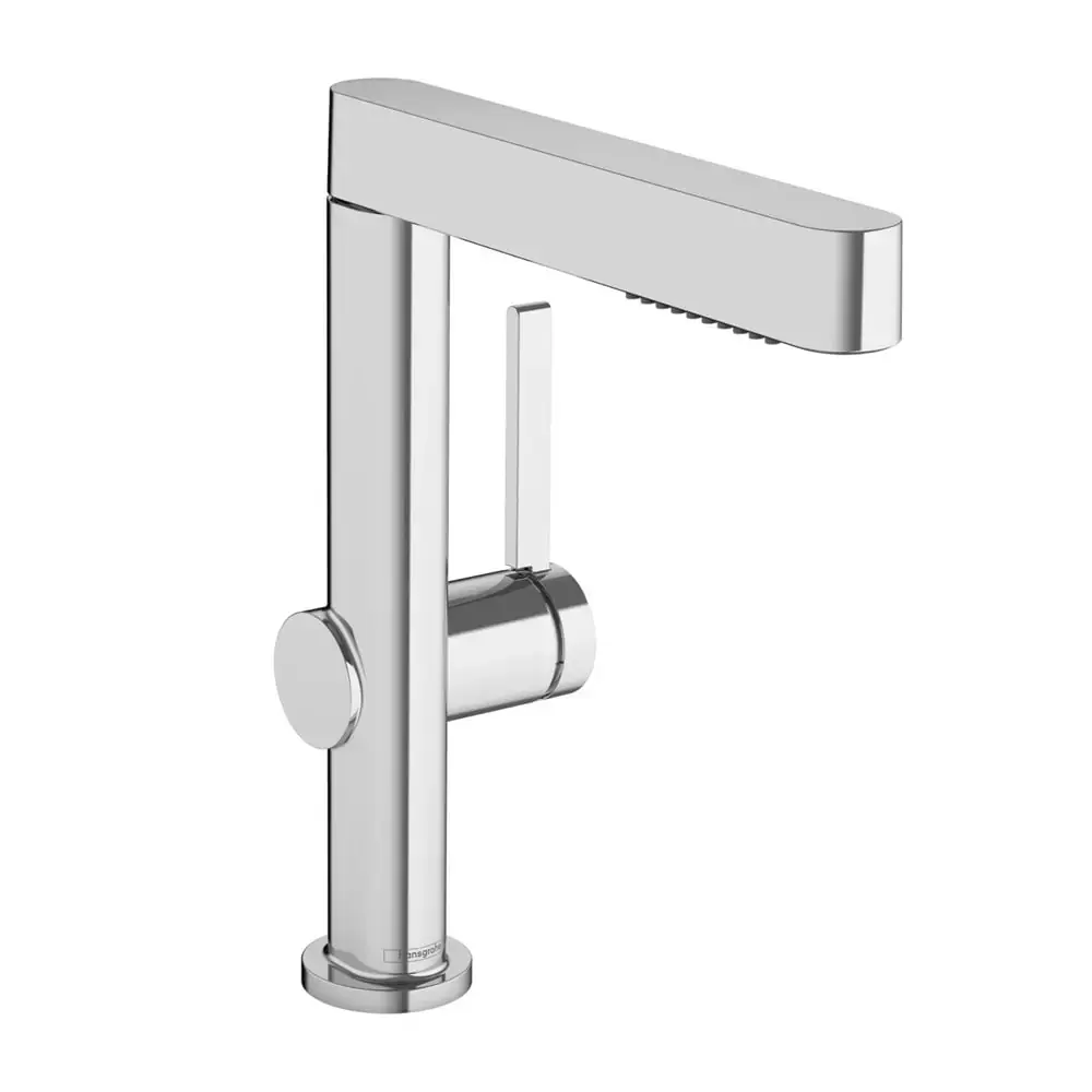 Hansgrohe Finoris Tek Kollu Lavabo Bataryası 230 Spiralli, 2Jet Ve Bas-Aç Gider Seti İle, 76063000 - 1