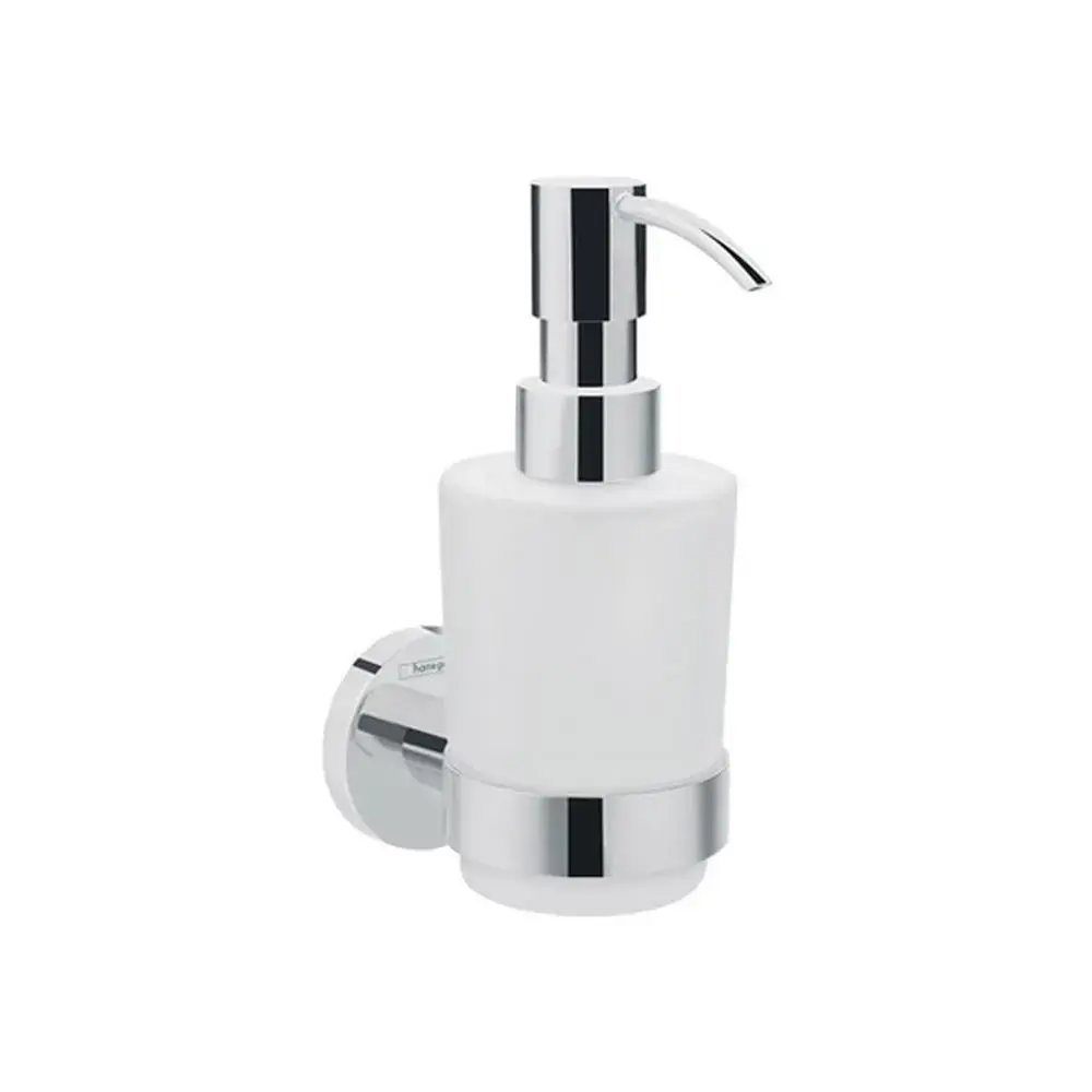 Hansgrohe Logis Universal Sıvı Sabunluk, Cam Hazne, Duvara Monte, 41714000 - 1
