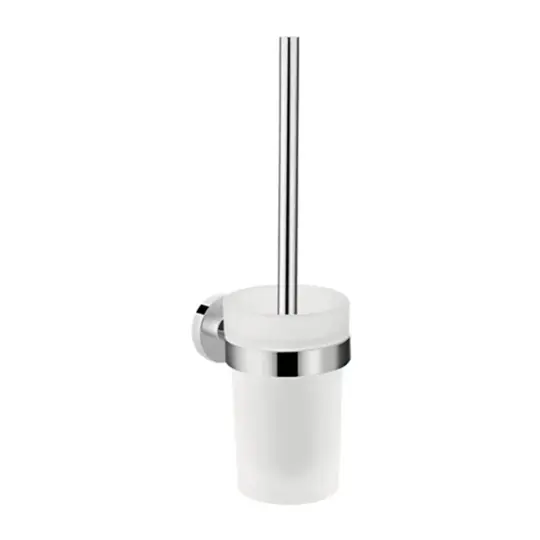 Hansgrohe Logis Universal Tuvalet Fırçası, Duvara Monte, Cam Hazneli-41722000, 41722000