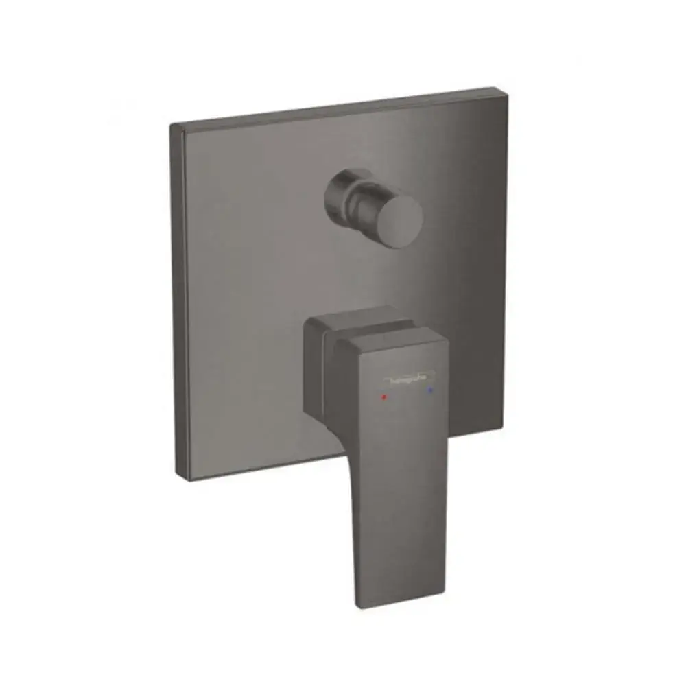 Hansgrohe Metropol Tek Kollu Banyo Bataryası Ankastre Montaj Mat Siyah Krom, 32546340 - 1