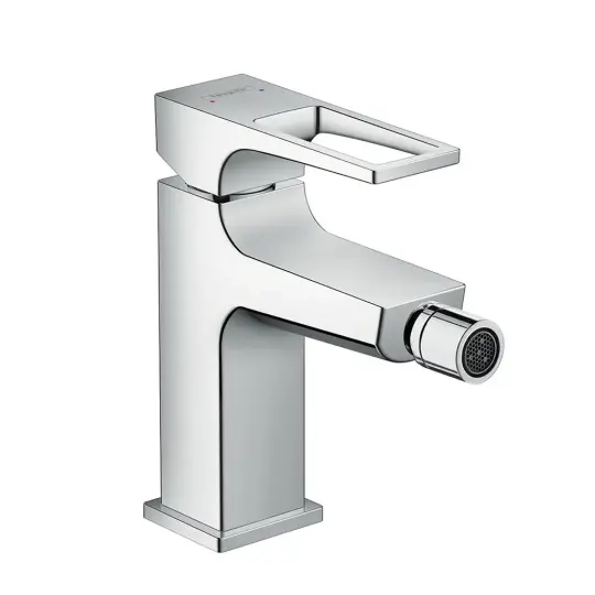 Hansgrohe Metropol Tek Kollu Bide Bataryası Loop Volan Ve Bas-Aç Gider Seti İle, 74520000