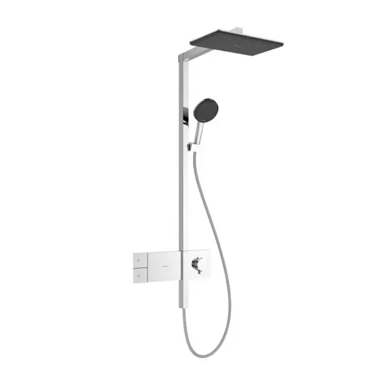 Hansgrohe Raindance Alive Q 210/340 1jet EcoSmart Krom Duş Kolonu, 24581000