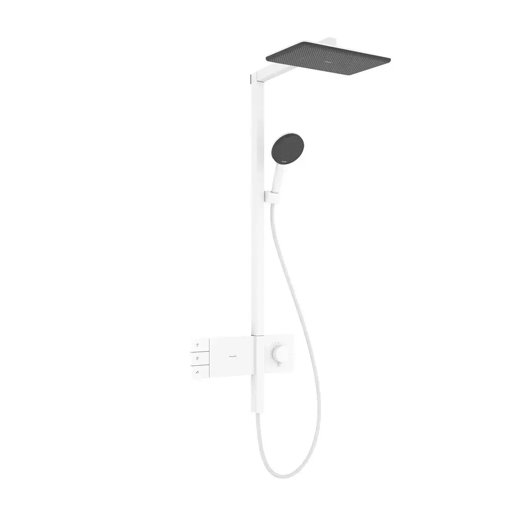 Hansgrohe Raindance Alive Q Termostatik Duş Kolonu 2 Jet Mat Beyaz, 24590700 - 1