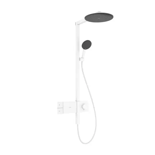 Hansgrohe Raindance Alive S Duş Kolonu 300 1Jet EcoSmart Mat Beyaz, 24583700