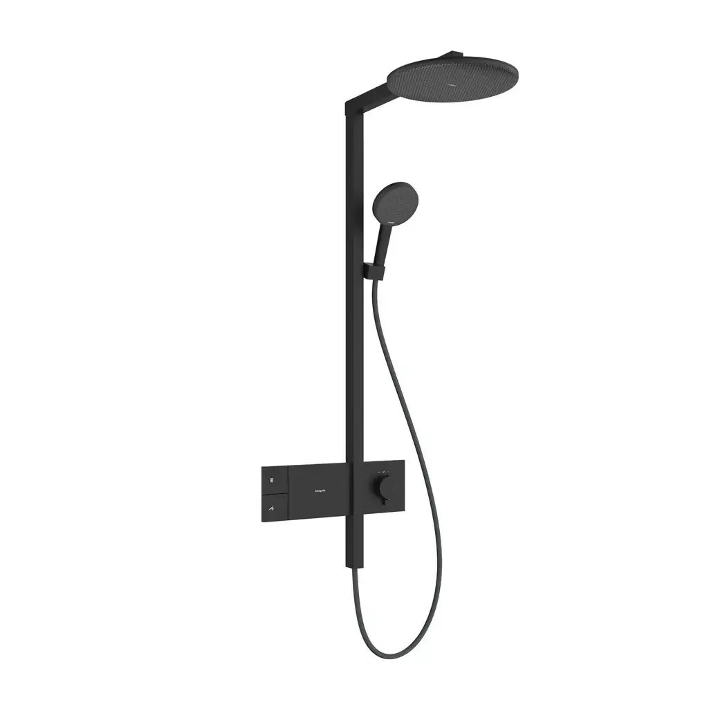 Hansgrohe Raindance Alive S Duş Kolonu 300 1Jet Mat Siyah, 24582670 - 1