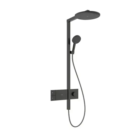 Hansgrohe Raindance Alive S Duş Kolonu 300 1Jet Mat Siyah Krom, 24582340