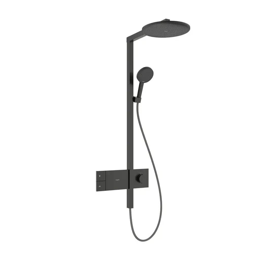 Hansgrohe Raindance Alive S Duş Kolonu 300 1Jet Mat Siyah Krom, 24582340 - 1