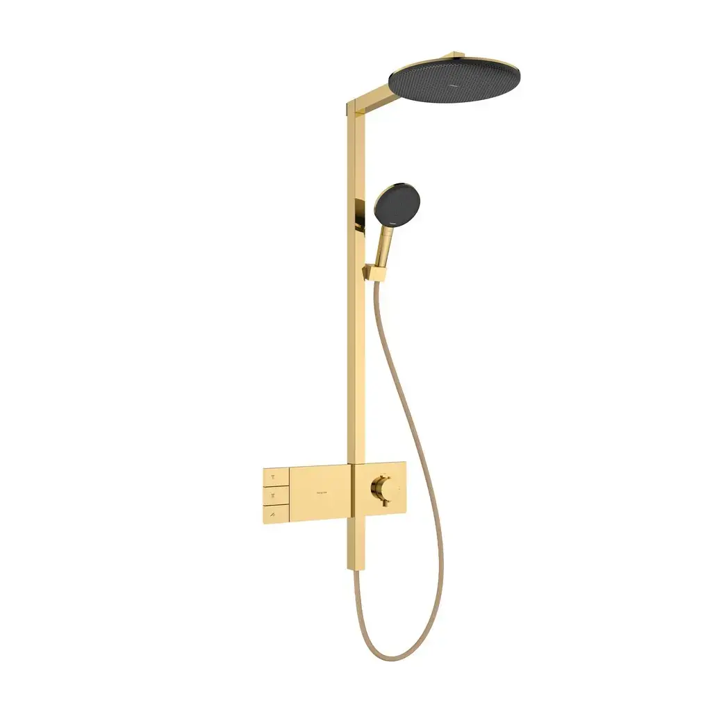 Hansgrohe Raindance Alive S Duş Kolonu 300 2Jet Parlak Altın, 24595990 - 1