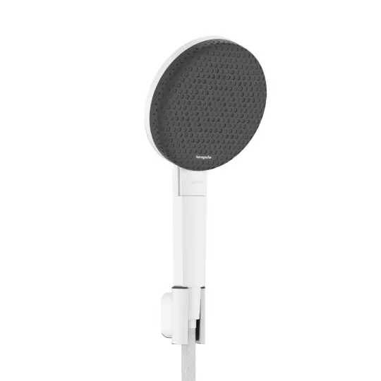 Hansgrohe Raindance Alive Select S Duş Askısı Seti 125 3jet EcoSmart Designflex Tekstil Duş Hortumu 160 cm Mat Beyaz, 24611700