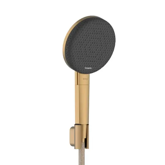 Hansgrohe Raindance Alive Select S Duş Askısı Seti 125 3jet EcoSmart Designflex Tekstil Duş Hortumu 160 cm Mat Bronz, 24611140