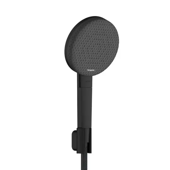 Hansgrohe Raindance Alive Select S Duş Askısı Seti 125 3jet EcoSmart Designflex Tekstil Duş Hortumu 160 cm Mat Siyah, 24611670