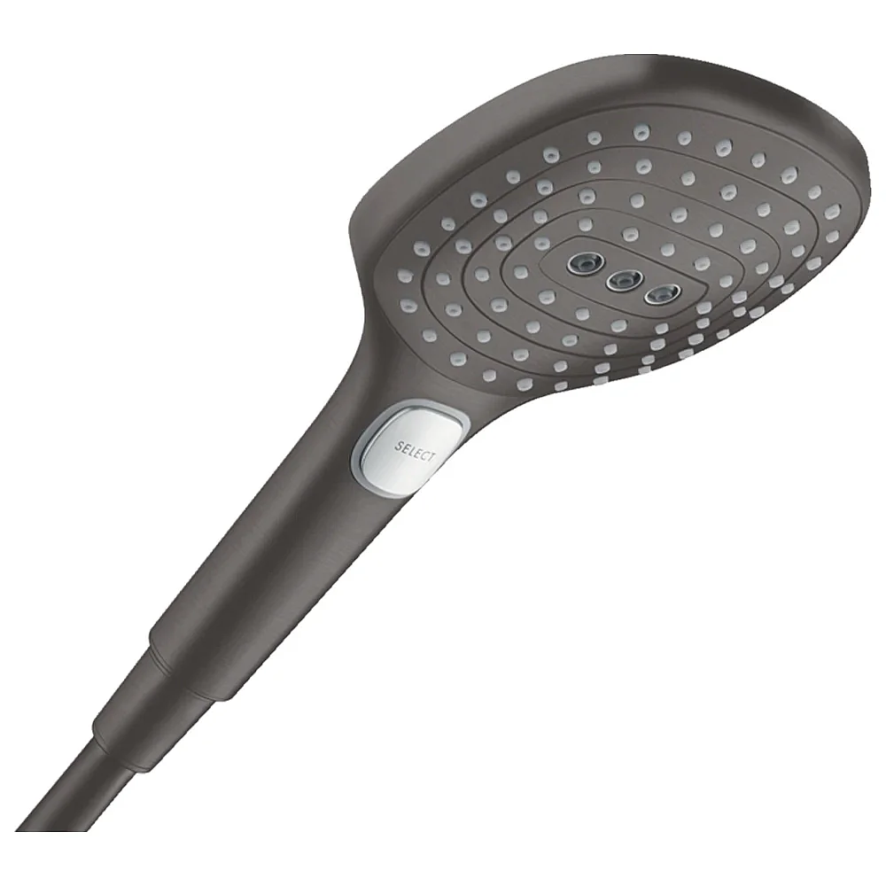 Hansgrohe Raindance Select E El Duşu 120 3Jet Mat Siyah Krom, 26520340 - 1