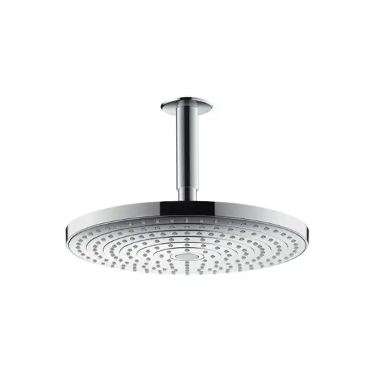 Hansgrohe Raindance Select S 300 Tepe Duşu, 2 Jet, Tavan Bağlantı Dirsek Dahil-27337000, 27337000