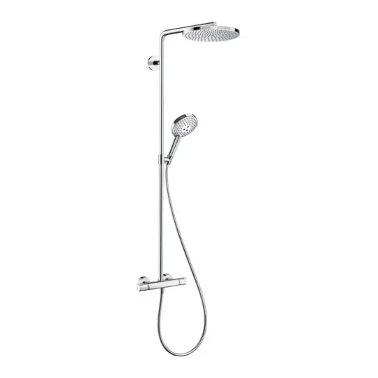 Hansgrohe Raindance Select S Duş Kolonu 240 1 Jet, Powder Rain Termostat İle, 27633000