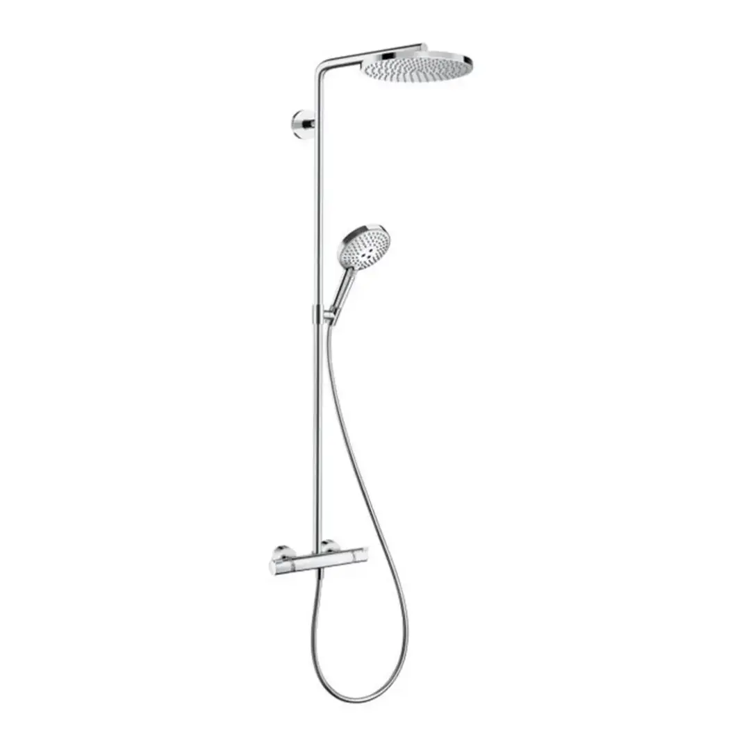 Hansgrohe Raindance Select S Duş Kolonu 240 1 Jet, Powder Rain Termostat İle, 27633000 - 1