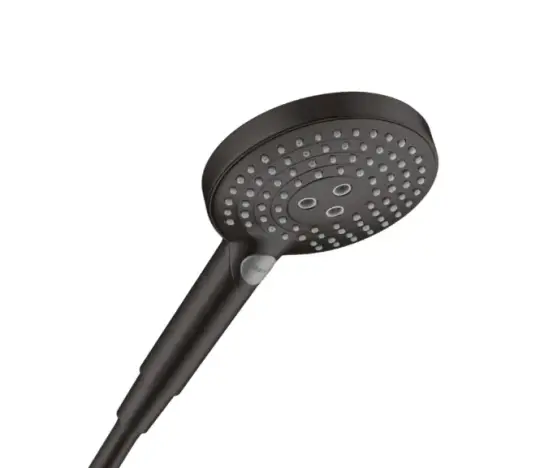 Hansgrohe Raindance Select S El Duşu 120 3 Jet Mat Siyah, 26530670