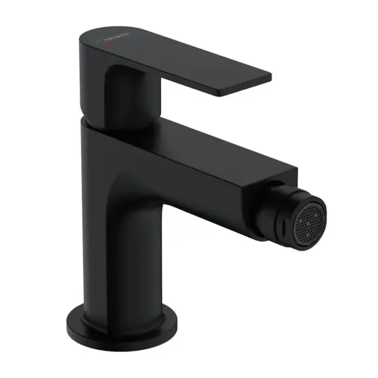 Hansgrohe Rebris E Bide Tek Kollu Lavabo Bataryası Satin Siyah, 72211670