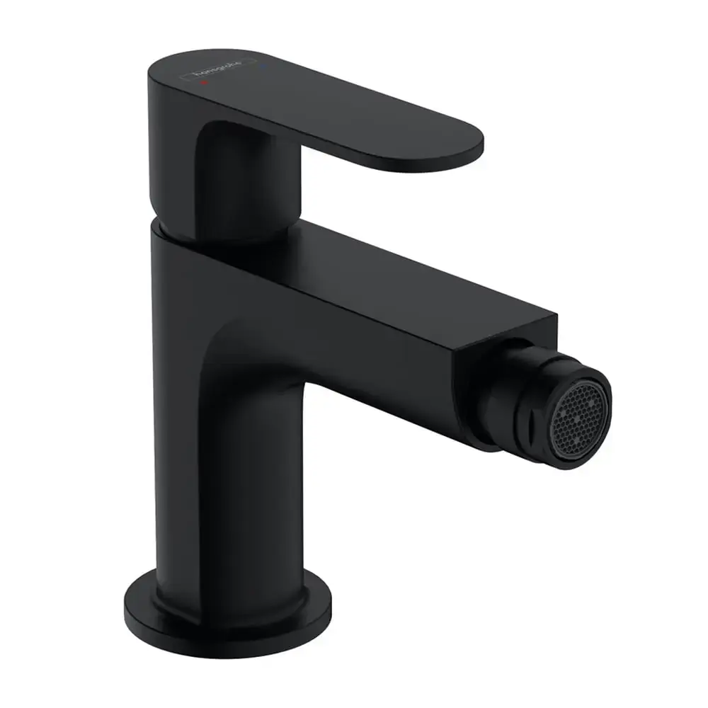 Hansgrohe Rebris S Bide Tek Kollu Lavabo Bataryası Satin Siyah 72212670 - 1