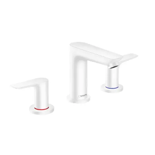Hansgrohe Talis E 3-Delikli Lavabo Bataryası Mat Beyaz, 71733700
