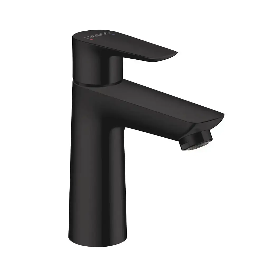 Hansgrohe Talis E Coolstart Tek Kollu Lavabo Bataryası 110 Mat Siyah, 71713670 - 1