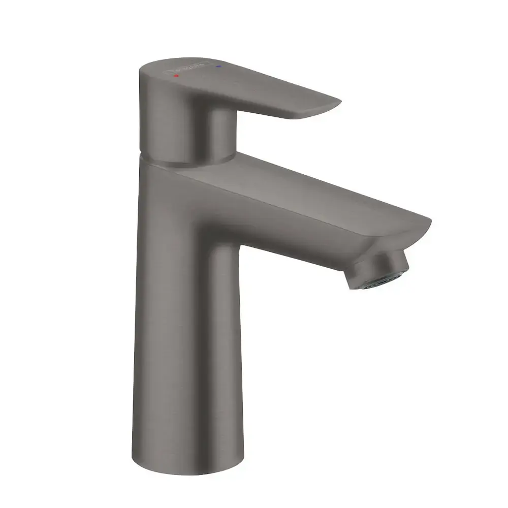 Hansgrohe Talis E Coolstart Tek Kollu Lavabo Bataryası 110 Mat Siyah Krom, 71713340 - 1