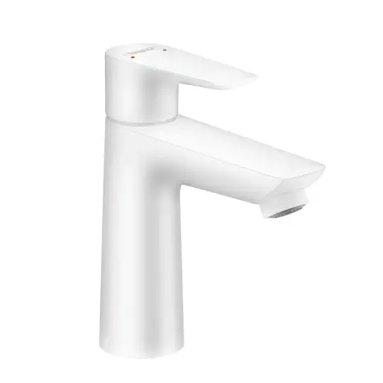 Hansgrohe Talis E Coolstarttek Kollu Lavabo Bataryası 110 Mat Beyaz, 71713700