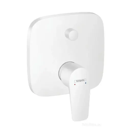 Hansgrohe Talis® E Tek Kollu Banyo Bataryası Ankastre Montaj Mat Beyaz, 71474700